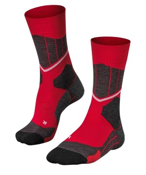 Dámské Sports Socks Falke SC1 Skiing Socks Červené | 3810YGPTJ