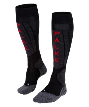 Dámské Sports Socks Falke SK5 Expert Skiing Knee-high Socks Černé | 2706FUANX