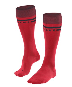 Dámské Sports Socks Falke SK7 Race Skiing Knee-high Socks Červené | 9508CPBOG