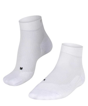 Dámské Sports Socks Falke TE4 Short Tennis Short sock Bílé | 3896LZVNX