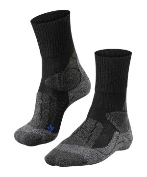 Dámské Sports Socks Falke TK1 Adventure Cool Trekking Socks Černé | 4932UNBCZ