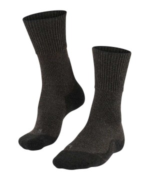 Dámské Sports Socks Falke TK1 Adventure Wool Trekking Socks Šedé | 6891JQFRY