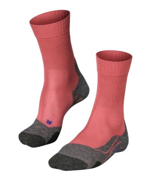 Dámské Sports Socks Falke TK2 Explore Cool Trekking Socks Červené | 7342TOZAE