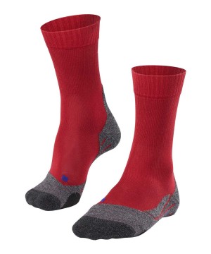 Dámské Sports Socks Falke TK2 Explore Cool Trekking Socks Červené | 5623SQJWN