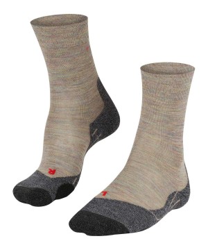 Dámské Sports Socks Falke TK2 Explore Melange Trekking Socks Zelene | 7258GZJKF