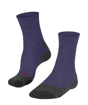 Dámské Sports Socks Falke TK2 Explore Melange Trekking Socks Fialové | 5247OXEML