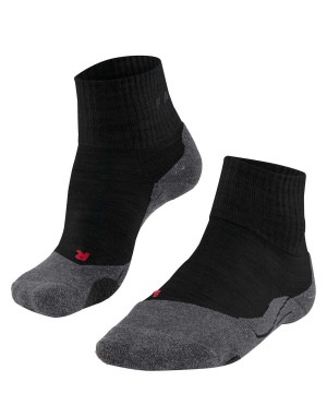 Dámské Sports Socks Falke TK2 Explore Short Trekking Short sock Černé | 7942PRTMH