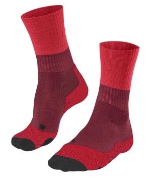 Dámské Sports Socks Falke TK2 Explore Trekking Socks Červené | 6290LPUSG