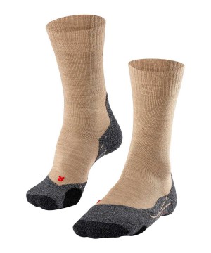 Dámské Sports Socks Falke TK2 Explore Trekking Socks Béžový | 7016YTHVF