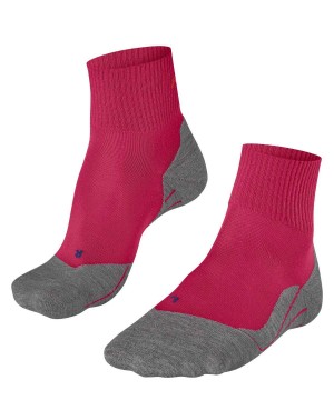 Dámské Sports Socks Falke TK5 Wander Cool Short Trekking Short sock Červené | 9863QDTSJ