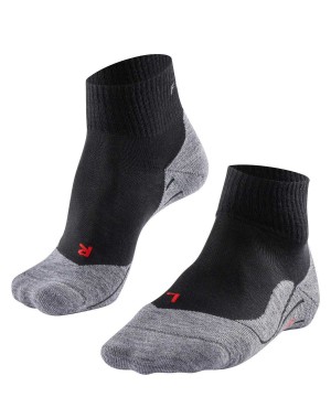 Dámské Sports Socks Falke TK5 Wander Short Trekking Short sock Černé | 1746PSTOZ