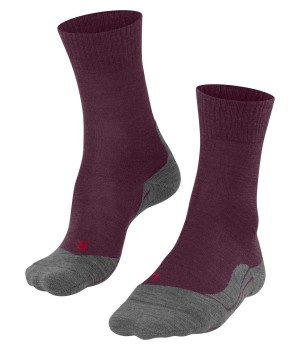 Dámské Sports Socks Falke TK5 Wander Trekking Socks Červené | 1742YOTMS