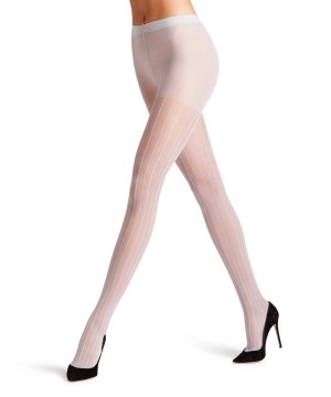 Dámské Tights Falke Linear Lounge 25 DEN Tights Šedé | 8417DCJRI