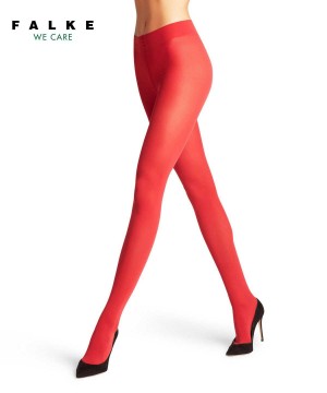 Dámské Tights Falke Pure Matt 50 DEN Tights Červené | 6354DATCN