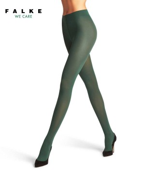 Dámské Tights Falke Pure Matt 50 DEN Tights Zelene | 7218CZFPG