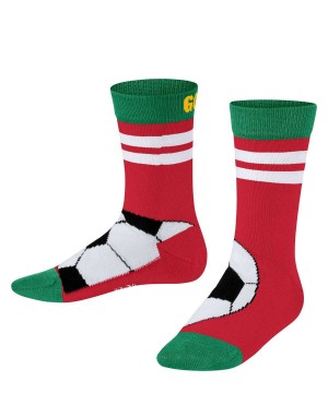 Dětské Ponožky Falke Active Soccer Socks Červené | 9463QICJA