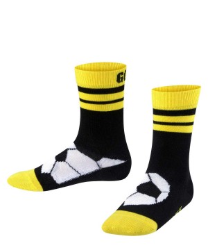 Dětské Ponožky Falke Active Soccer Socks Černé | 7845FANTW