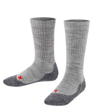 Dětské Ponožky Falke Active Warm Socks Šedé | 9628UGZJK