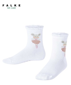 Dětské Ponožky Falke Ballerina Mouse Socks Bílé | 5324LCYTD