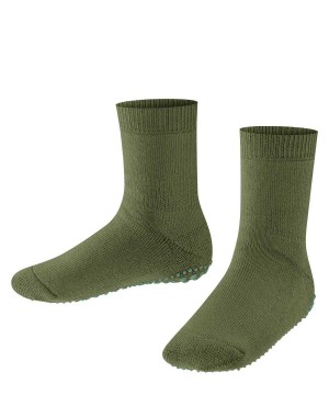 Dětské Ponožky Falke Catspads House socks Zelene | 8950HWMAJ