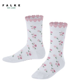 Dětské Ponožky Falke Ditsy Flowers Socks Bílé | 4196KIXJP