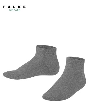 Dětské Ponožky Falke Family Sneaker socks Šedé | 9145HGRXD