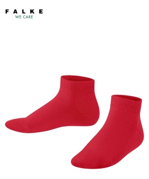 Dětské Ponožky Falke Family Sneaker socks Červené | 5972CBXVA