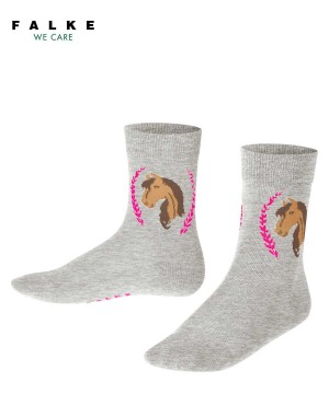 Dětské Ponožky Falke Horse Socks Šedé | 6943FEGXA