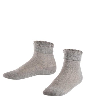 Dětské Ponožky Falke Romantic Net Socks Šedé | 4120EDCUI