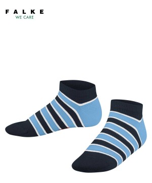 Dětské Ponožky Falke Simple Stripes Sneaker socks Blankyt | 2103CBXHL