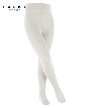 Dětské Tights Falke Cotton Touch Tights Bílé | 8347AQYRZ