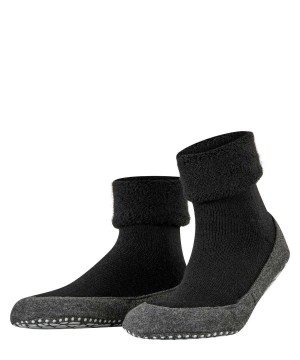 Pánské House Socks & Slippers Falke Cosyshoe Slippers Černé | 2468MDNRC