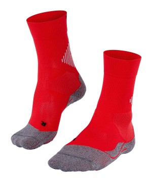 Pánské Ponožky Falke 4GRIP Stabilizing Socks Červené | 1267PGERM