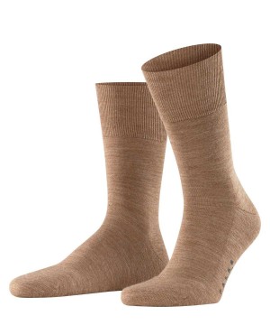 Pánské Ponožky Falke Airport Plus Socks Hnědé | 0863SQJMO