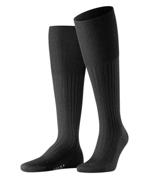 Pánské Ponožky Falke Bristol Pure Knee-high Socks Černé | 9028TVCQG