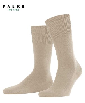 Pánské Ponožky Falke ClimaWool Socks Béžový | 7210ERNQZ