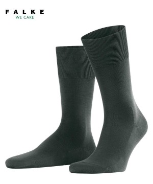 Pánské Ponožky Falke ClimaWool Socks Zelene | 3619BLYUG