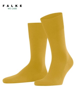 Pánské Ponožky Falke ClimaWool Socks Žluté | 8715LAPHZ