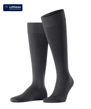 Pánské Ponožky Falke Energizing Cotton Knee-high Socks Šedé | 1324IVCFA