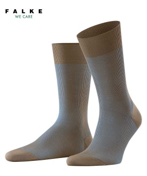 Pánské Ponožky Falke Fine Shadow Socks Hnědé | 1065SFNJL