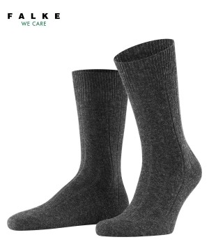 Pánské Ponožky Falke Lhasa Rib Socks Šedé | 5703FKSOH