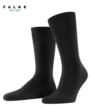 Pánské Ponožky Falke Lhasa Rib Socks Černé | 2459TPKIG