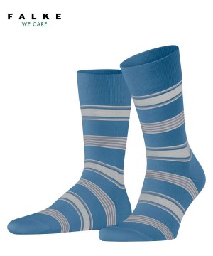 Pánské Ponožky Falke Marina Stripe Socks Blankyt | 1026WNQIX