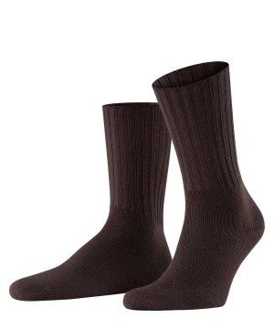 Pánské Ponožky Falke Nelson Boot socks Hnědé | 4839OSELW