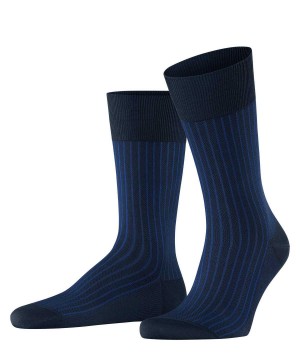 Pánské Ponožky Falke Oxford Stripe Socks Blankyt | 4917PYJIN