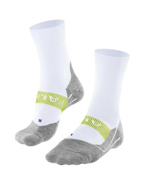 Pánské Ponožky Falke RU4 Endurance Cool Running Socks Bílé | 6037WRJHZ