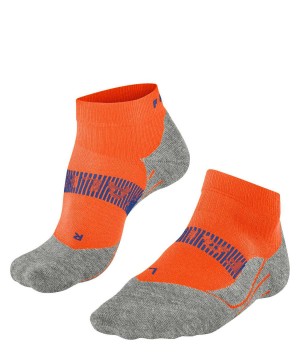 Pánské Ponožky Falke RU4 Endurance Cool Short Running Short sock Oranžové | 4682WZHCI