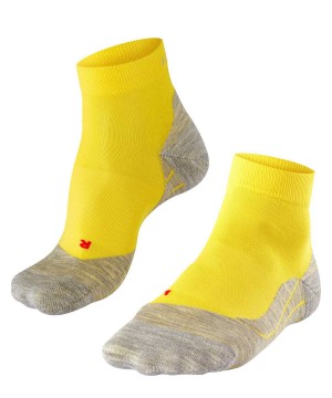 Pánské Ponožky Falke RU4 Endurance Short Running Short sock Žluté | 9307PWHDE