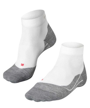 Pánské Ponožky Falke RU4 Endurance Short Running Short sock Bílé | 0573YJIED