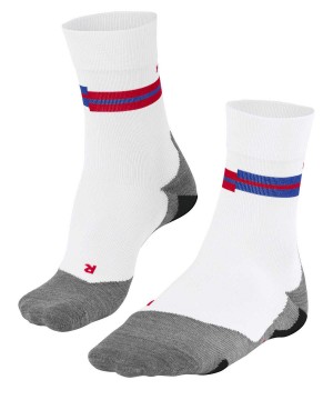 Pánské Ponožky Falke RU5 Race Running Socks Bílé | 5302TNXUW